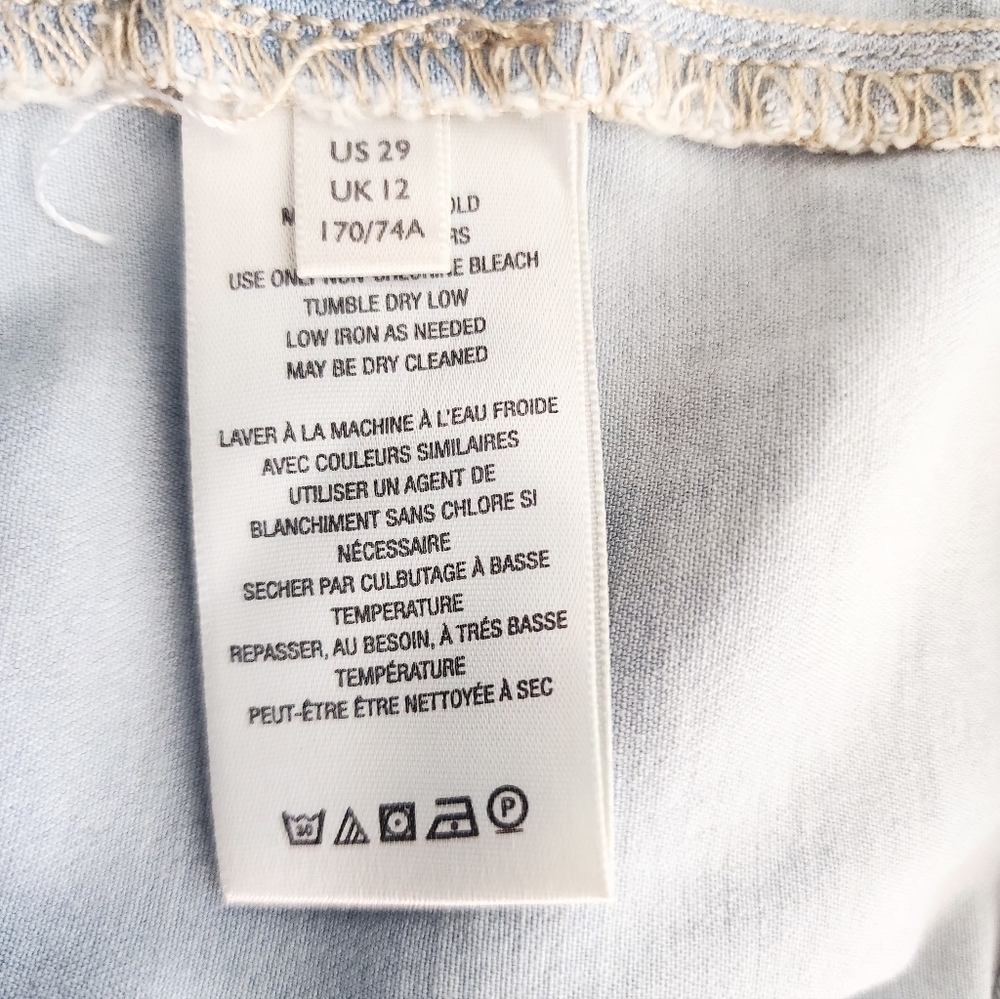 FREE PEOPLE Youthquake Womens Crop Flare Pants Nwot Sz 29 - Picture 7 of 16